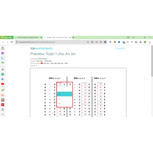 2.3. Câu lệnh Dropdown (Chọn đáp án đúng từ danh sách)